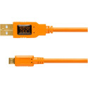 Tether Tools TetherPro USB 2.0 A isane Micro B 5-pin oranž