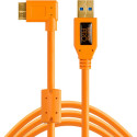 Tether Tools TPro USB 3.0 Micro-B parempoolne nurk 4.6m/15 ORG