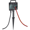 Brennenstuhl 4-way garden socket outlet with earth spike