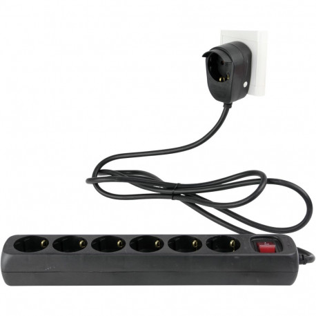 REV 6+1-pesaline 2 m must pistikupesa Powersplit