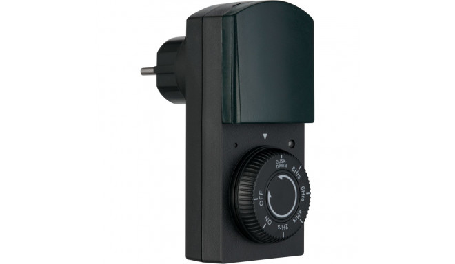 REV timer mechanisch IP44 black-green