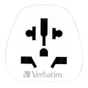 Verbatim World to Europe Travel Adapter Plug white WTEU-02 49549