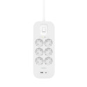 Belkin Surge Socket 6-fold, USB-A+C, 650J.SRB002VF2M