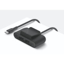 Belkin BOOST Charge 4-pordiline jagur 2xUSB-C/2xUSB-A must BUZ001bt2MBKB