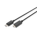 DIGITUS DisplayPort Adapterkaabel DP-HDMI Tüüp A 3m AK-340303-030-S
