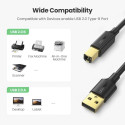 UGREEN USB-A - BM Printerikaabel 1,5m
