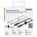 1x2 Belkin PRO Flex Silicone 1m USB-C/USB-C b+w  CAB011bt1MBW2PK