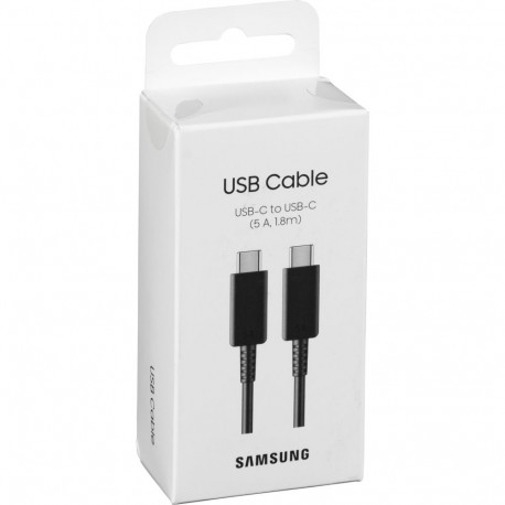 Samsung USB-C to USB-C Cable EP-DX510 (5A) 1.8m black  bulk