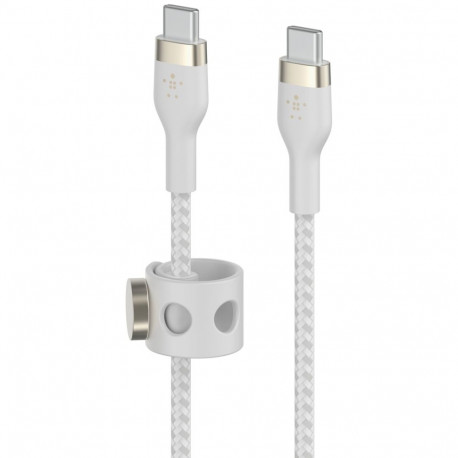 Belkin Flex USB-C/USB-C kuni 60W 1m, valge CAB011bt1MWH