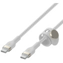 Belkin Flex USB-C/USB-C kuni 60W 2m, valge CAB011bt2MWH