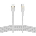 Belkin Flex USB-C/USB-C kuni 60W 2m, valge CAB011bt2MWH
