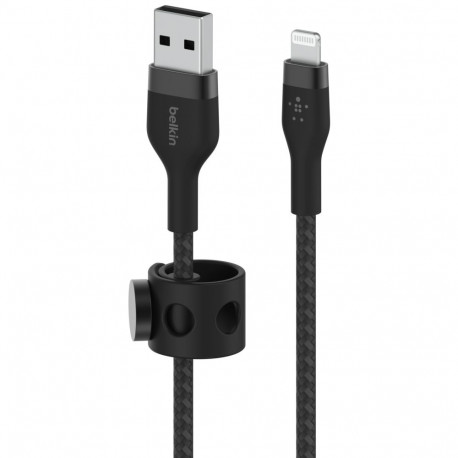 Belkin Flex Lightning/USB-A 1m mfi sertifitseeritud, must CAA010bt1MBK