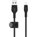 Belkin Flex Lightning/USB-A kaabel 2m MFi sertifikaadiga, must CAA010bt2MBK