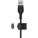 Belkin Flex Lightning/USB-A Kaabel 1m MFi sertifitseeritud, must CAA010bt1MBK