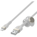Belkin Flex Lightning/USB-A 1m mfi sert., valge CAA010bt1MWH