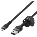 Belkin Flex Lightning/USB-A kaabel 2m MFi sertifikaadiga, must CAA010bt2MBK