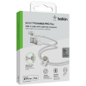 Belkin Flex Lightning/USB-A 1m mfi sert., valge CAA010bt1MWH