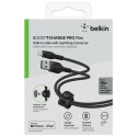 Belkin Flex Lightning/USB-A kaabel 2m MFi sertifikaadiga, must CAA010bt2MBK