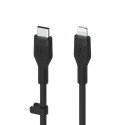 Belkin Flex Lightning/USB-C 15W 3m, MFI, 15W, Must CAA009bt3MBK