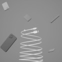 Belkin Flex Lightning/USB-A 3m mfi sertifitseeritud, valge CAA008bt3MWH