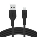 Belkin Flex Lightning/USB-A 1m mfi sert., must CAA008bt1MBK