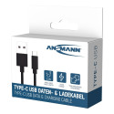 Ansmann Andmeside- ja Laadimiskaabel USB-st USB-tüüp-C 100 cm
