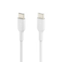Belkin USB-C/USB-C kaabel 1m PVC, valge CAB003bt1MWH