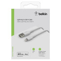 Belkin Lightning laadimis-/sünkroonimiskaabel 1m, PVC, valge, mfi-sertifitseeritud