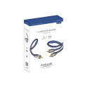 in-akustik Premium Y Subwooferi Kaabel Cinch - 2x Cinch 2,0 m
