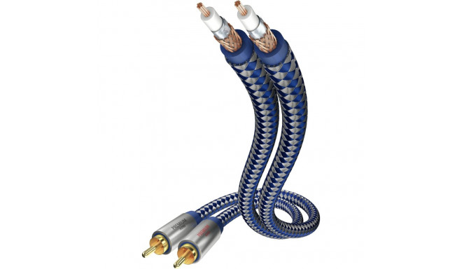 in-akustik Premium audiokaabel cinch - cinch 5,0 m