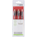 Belkin Stereo to RCA Cable    2m Y-Audio-Cable black   F3Y116BT2M