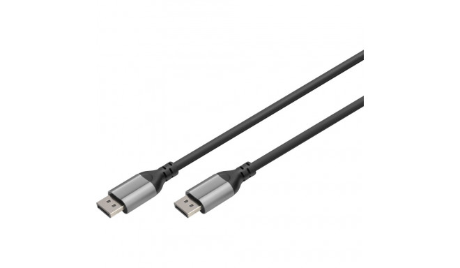 DIGITUS 8K DisplayPort kaabel 1.4 versioon, 60Hz, DP/DP, must 2m