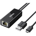 UGREEN Ethernet adapter teleri / Chromecast'i jaoks micro-USB RJ45-le