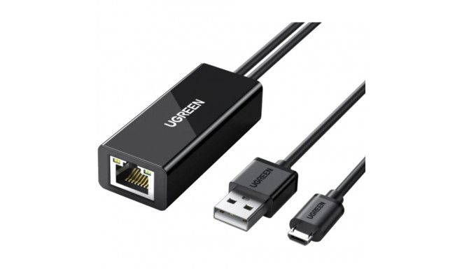 UGREEN Ethernet Adapter for TV / Chromecast Micro-USB auf RJ45