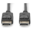 Digitus DisplayPort ühenduskaabel DP St/St, 2m, Ultra HD 4K, must