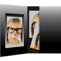 1x100 Daiber Folders Passport Photograph,black/silver 36x50 mm
