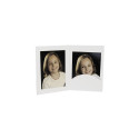 1x100 Daiber Portrait folders w. passepartout 13x18 white silk