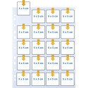 Herma Slide pockets 5x5 10 sheets clear 7701