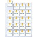 Herma Slide Pockets 5x5 100 sheets clear/matt 7699