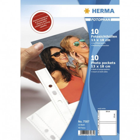 Herma fotophan 13x18 10 lehte valge 7587