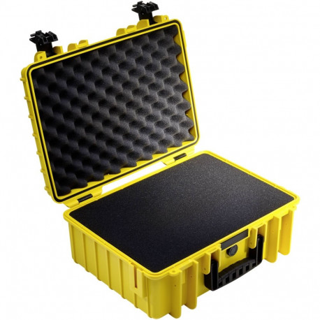 B&W Outdoor Case Type 5000 kollane vahuga sisuga