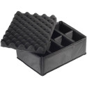 B&W Outdoor Case Type 3000 yellow with compartments