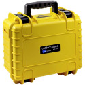 B&W Outdoor Case Type 3000 yellow with compartments