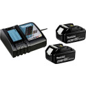 Makita Toiteallikakomplekt 199480-6 2x BL1860B + DC18RC