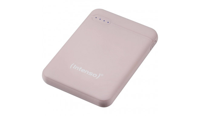 Intenso Powerbank XS5000 roosa 5000 mAh koos USB-A–Type-C-ga