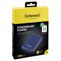 Intenso Akupank XS5000 sinine 5000 mAh koos USB-A - Type-C kaabliga