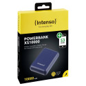 Intenso XS10000 akupank tumesinine 10000 mAh koos USB-A ja Type-C kaabliga