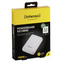 Intenso XS10000 akupank valge 10000 mAh koos USB-A ja Type-C kaabliga
