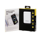 Intenso XS10000 akupank valge 10000 mAh koos USB-A ja Type-C kaabliga