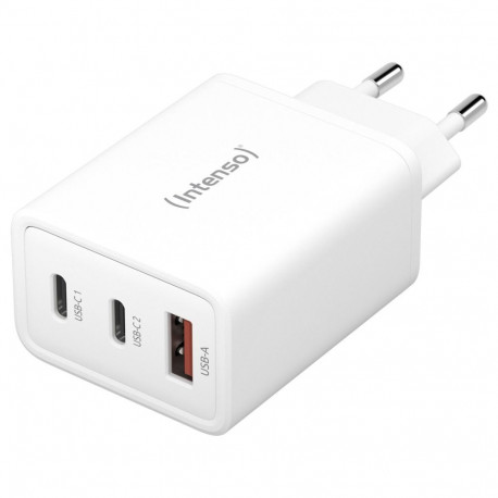 Intenso Power Adapter W65ACC GaN 2x USB-C 1x USB-A 65W      black
